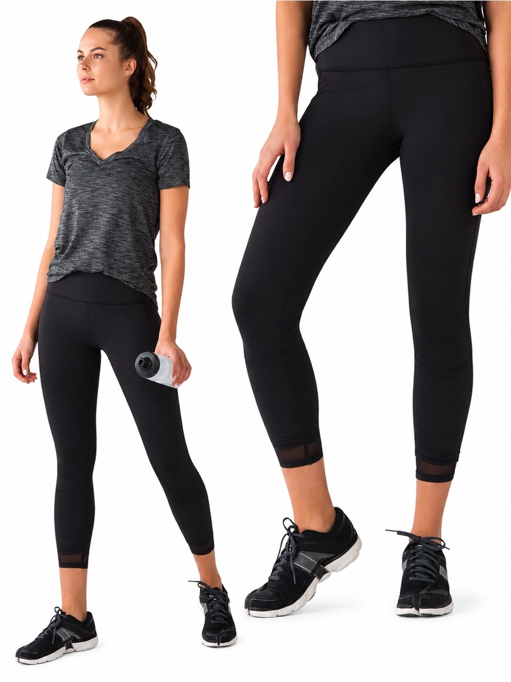 LULULEMON WOMEN’S DON’T CROSS ME CROP IN BLACK SIZE 6 - BNWT